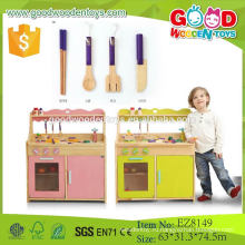 EZ8149 Новый корейский дизайн Pretend Play Игрушка Деревянный набор для кухни